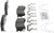 Blue Series Ceramic Front Brake Pad Set | BOSBE893H