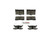 Blue Series Ceramic Front Brake Pad Set | BOSBE1091H