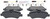 Blue Series Semi-Metallic Rear Brake Pad Set | BOSBE1317H