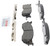 Blue Series Ceramic Brake Pad Set | BOSBE702H