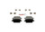 Blue Series Semi-Metallic Rear Brake Pad Set | BOSBE1314H