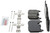 Blue Series Semi-Metallic Front Brake Pad Set | BOSBE1875H
