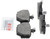 Blue Series Semi-Metallic Front Brake Pad Set | BOSBE1252