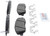 Blue Series Ceramic Front Brake Pad Set | BOSBE1202H