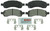 Blue Series Semi-Metallic Front Brake Pad Set | BOSBE1169H