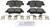 Blue Series Ceramic Rear Brake Pad Set | BOSBE1313H