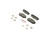 Blue Series Ceramic Front Brake Pad Set | BOSBE525H