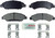 Blue Series Semi-Metallic Front Brake Pad Set | BOSBE1092H