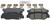 Blue Series Ceramic Front Brake Pad Set | BOSBE2185H