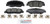 Blue Series Ceramic Front Brake Pad Set | BOSBE2185H
