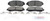Blue Series Ceramic Front Brake Pad Set | BOSBE1521H
