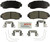 Blue Series Ceramic Front Brake Pad Set | BOSBE1521H
