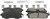 Blue Series Ceramic Front Brake Pad Set | BOSBE941H