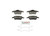 Blue Series Semi-Metallic Rear Brake Pad Set | BOSBE795H