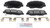 Blue Series Ceramic Front Brake Pad Set | BOSBE943H