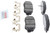 Blue Series Ceramic Front Brake Pad Set | BOSBE943H