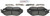 Blue Series Ceramic Rear Brake Pad Set | BOSBE967H