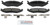 Blue Series Ceramic Rear Brake Pad Set | BOSBE967H