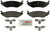 Blue Series Ceramic Rear Brake Pad Set | BOSBE967H