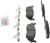 Blue Series Ceramic Rear Brake Pad Set | BOSBE967H