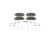 Blue Series Ceramic Front Brake Pad Set | BOSBE2036H