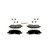 Blue Series Ceramic Rear Brake Pad Set | BOSBE1647H