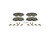 Blue Series Ceramic Front Brake Pad Set | BOSBE2074H