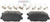Blue Series Ceramic Front Brake Pad Set | BOSBE2375H