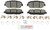 Blue Series Ceramic Front Brake Pad Set | BOSBE2375H