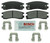 Blue Series Ceramic Rear Brake Pad Set | BOSBE814H