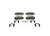Blue Series Ceramic Front Brake Pad Set | BOSBE1855H