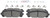 Blue Series Ceramic Front Brake Pad Set | BOSBE1324H