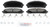 Blue Series Ceramic Front Brake Pad Set | BOSBE1324H