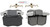 Blue Series Ceramic Front Brake Pad Set | BOSBE2162H