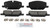Blue Series Ceramic Front Brake Pad Set | BOSBE2314H