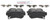 Blue Series Ceramic Rear Brake Pad Set | BOSBE813H