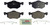 Blue Series Semi-Metallic Front Brake Pad Set | BOSBE843H
