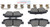 Blue Series Ceramic Rear Brake Pad Set | BOSBE2098H
