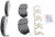 Blue Series Semi-Metallic Front Brake Pad Set | BOSBE913H