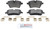 Blue Series Semi-Metallic Front Brake Pad Set | BOSBE1204H