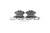 Blue Series Semi-Metallic Front Brake Pad Set | BOSBE1204H
