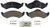 Blue Series Semi-Metallic Brake Pad Set | BOSBE897H