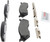 Blue Series Semi-Metallic Brake Pad Set | BOSBE897H