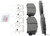 Blue Series Ceramic Front Brake Pad Set | BOSBE1509H