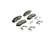 Blue Series Ceramic Front Brake Pad Set | BOSBE2045H