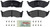 Blue Series Ceramic Front Brake Pad Set | BOSBE591H