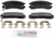 Blue Series Semi-Metallic Rear Brake Pad Set | BOSBE508H