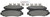Blue Series Semi-Metallic Front Brake Pad Set | BOSBE1069H