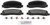 Blue Series Semi-Metallic Front Brake Pad Set | BOSBE1069H