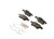 Blue Series Ceramic Rear Brake Pad Set | BOSBE1564AH